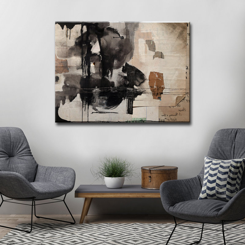 Wrought Studio INKD XXIX by Ready2hangart™ Print on Canvas & Reviews